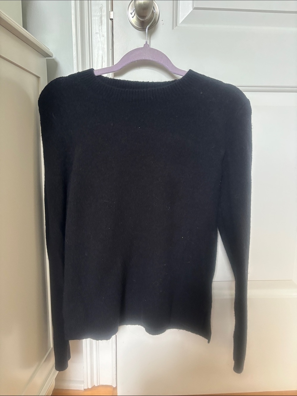 J. Crew Black Crewneck Sweater